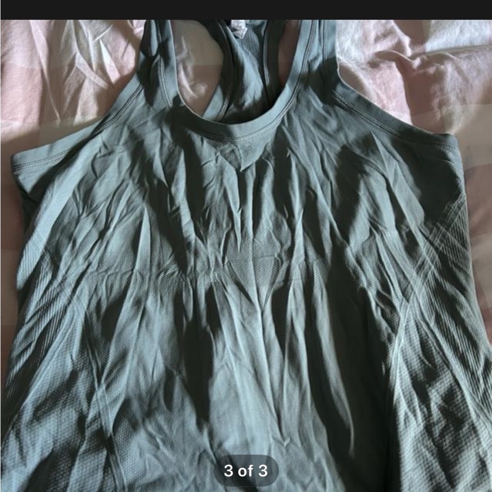 Athleta Momentum Tank Tops, Purple Sage Teal Racer Back Women's 1X Bundle of 3 - Picture 4 of 16